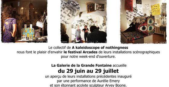GALERIE GRANDE FONTAINE : A kaleidoscope of nothingness