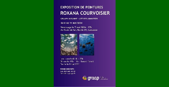 Exposition de peintures de Roxana Courvoisier